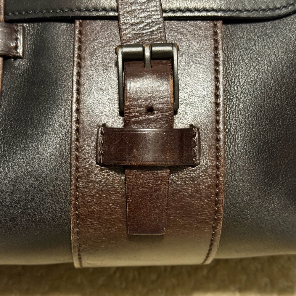 Gucci Rare Black and Brown Calf’s Leather Shoulder Bag - Picture 5 of 6